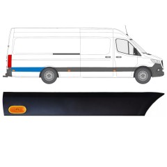 Listwa boczna błotnika tylnego z lampą do Mercedes Sprinter 2018- / Prawa / Zestaw 12970