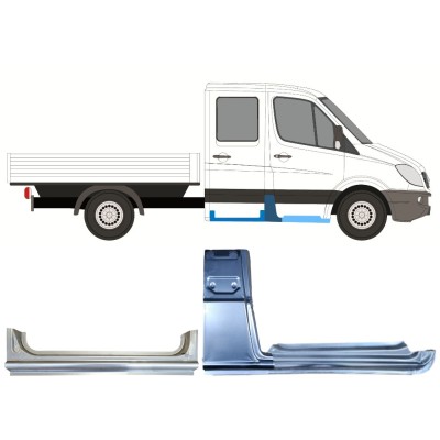 Zestaw reperaturek do Mercedes Sprinter 2006-2018 / Prawa / 15087