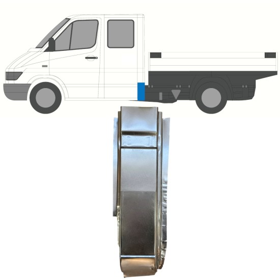 Reperaturka narożnika tylnego do Mercedes Sprinter 1995-2006 / Lewa 16399