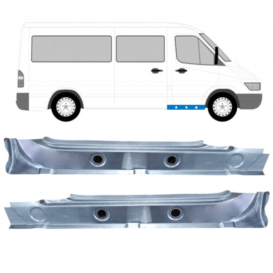 Reperaturka przednia wewnętrzna do Mercedes Sprinter 1995-2006 / Lewa+Prawa / Zestaw 9459