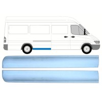 Reperaturka błotnika tylnego część przednia do Mercedes Sprinter 1995-2006 / Lewa+Prawa / Zestaw 9864
