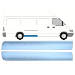 Reperaturka błotnika tylnego część przednia do Mercedes Sprinter 1995-2006 / Lewa+Prawa / Zestaw 9864