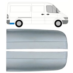 Reperaturka błotnika tylnego część tylna do Mercedes Sprinter 1995-2006 / Lewa+Prawa / Zestaw 9862
