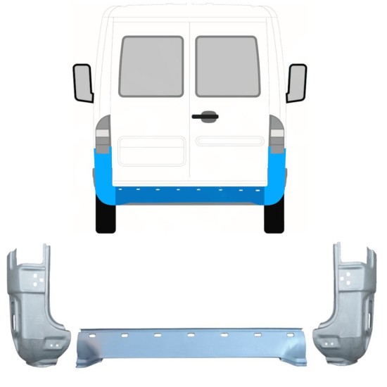 Reperaturka tylna do Mercedes Sprinter 1995-2006 / Zestaw 9716
