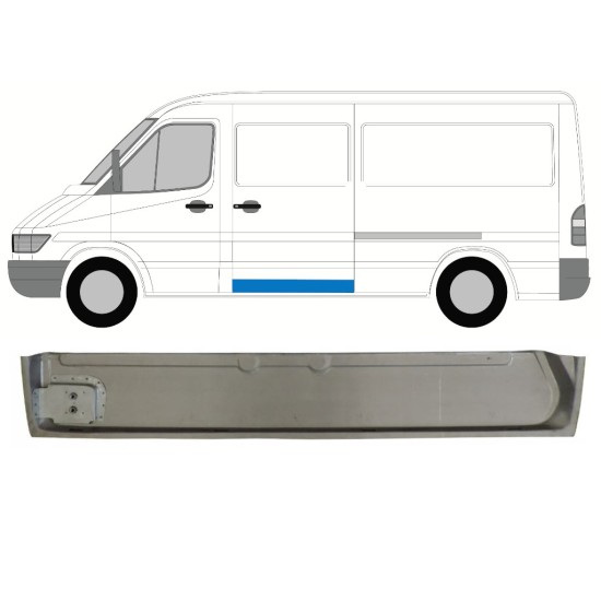 Reperaturka drzwi przesuwnych wewnętrzna do Mercedes Sprinter 1995-2006 / Lewa 17295