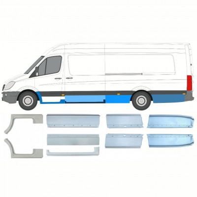 Zestaw reperaturek do Mercedes Sprinter 2006- / XLWB / Lewa+Prawa /  10478