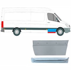 Reperaturka drzwi przednich wewnętrzna + zewnętrzna do Mercedes Sprinter 2006-2018 / Prawa / Zestaw 9623