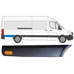 Listwa boczna błotnika tylnego za kołem z lampą do Mercedes Sprinter 2006-2018 / Prawa / Zestaw 9058