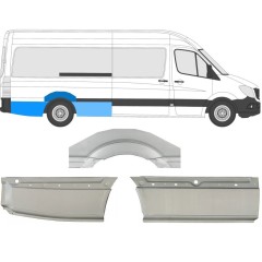 Reperaturka błotnika tylnego do Mercedes Sprinter 2006-2018 / Prawa / Zestaw 8717