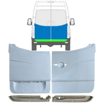 Reperaturka drzwi tylnych do Mercedes Sprinter 2006-2018 / Zestaw 10517