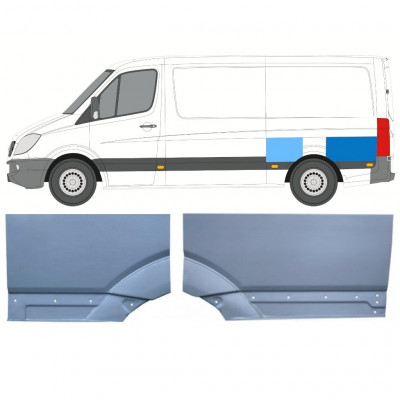Reperaturka błotnika tylnego do Mercedes Sprinter 2006- / Lewa / Zestaw 11276