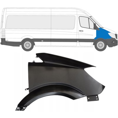 Błotnik przedni do Mercedes Sprinter 2006-2018 / Prawa 14946