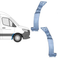 Reperaturka nadkola przedniego do Mercedes Sprinter 2018- / Lewa+Prawa / Zestaw 11990