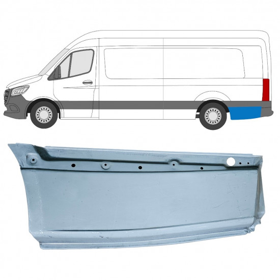 Reperaturka błotnika tylnego do Mercedes Sprinter 2018- / Lewa 12975