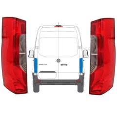 Lampa tylna do Mercedes Sprinter 2018- / Lewa+Prawa / Zestaw 12925