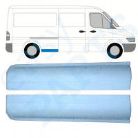 Reperaturka błotnika tylnego część przednia do Mercedes Sprinter 1995- / MWB / Lewa+Prawa / Zestaw 9861