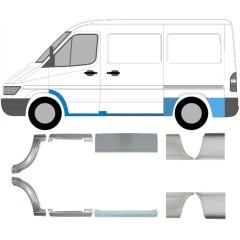 Zestaw reperaturek do Mercedes Sprinter 1995-2006 / Lewa+Prawa / 6748