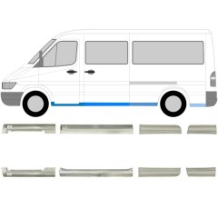 Zestaw reperaturek do Mercedes Sprinter 1995-2006 / Lewa+Prawa / 6755