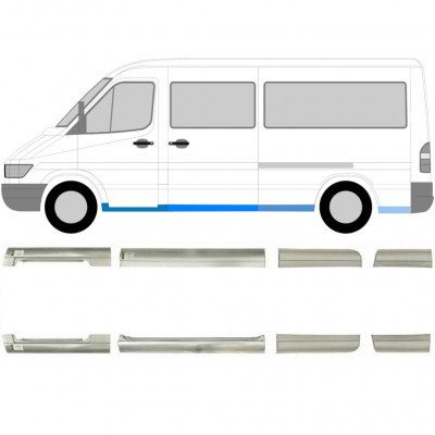 MERCEDES SPRINTER 1995- ŚREDNI ROZSTAW OSI NISKIE PANEL NAPRAWCZY / ZESTAW 8