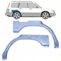 Reperaturka błotnika tylnego do Subaru Forester 1997-2002 / Lewa+Prawa / Zestaw 10111