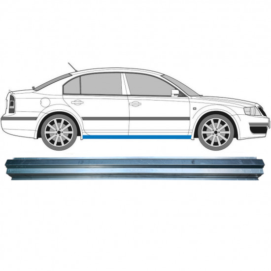 Reperaturka progu do Skoda Superb 2001-2008 / Lewa = Prawa (symetryczny) 5620