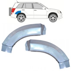Reperaturka błotnika tylnego część tylna do Suzuki Grand Vitara 2005-2014 / Lewa+Prawa / Zestaw 9888