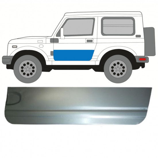 Reperaturka drzwi do Suzuki Samurai 1981-2004 / Lewa 8238