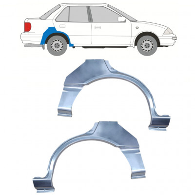 Reperaturka błotnika tylnego do Suzuki Swift 1988-2004 / Lewa / Prawa / Lewa / Prawa / SEDAN 12769