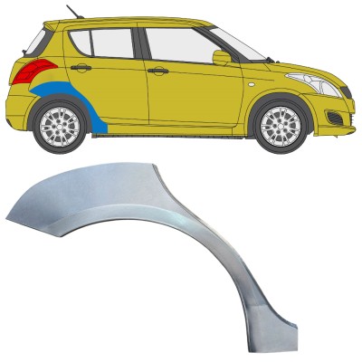 Reperaturka błotnika tylnego do Suzuki Swift 2010-2017 / Prawa 16364