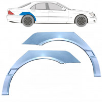 Reperaturka błotnika tylnego do Mercedes S-class 1998-2005 / Lewa+Prawa / Zestaw 9221