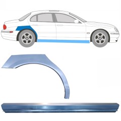 Reperaturka progu + błotnika tylnego do Jaguar S-Type CCX 1999-2007 / Prawa / Zestaw 12623