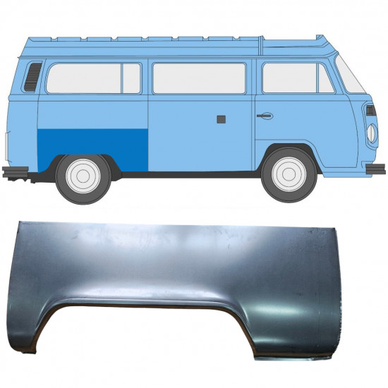 Reperaturka błotnika tylnego do VW Transporter T2 1967-1979 / Prawa 7134