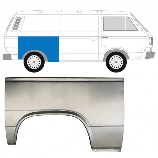 Reperaturka błotnika tylnego do VW Transporter T3 1979-1992 / Prawa 7136