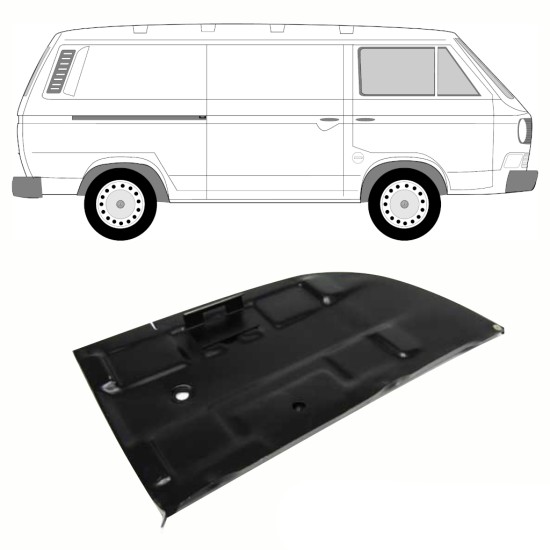 Reperaturka podstawy akumulatora do Volkswagen Transporter T3 1979-1992 10808