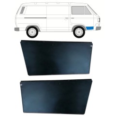 Reperaturka drzwi przednich zewnętrzna do Volkswagen Transporter T3 1979-1992 / Lewa+Prawa / Zestaw 11091