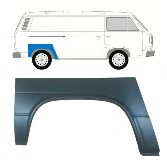 Reperaturka błotnika tylnego do VW Transporter T3 1979-1992 / Prawa 8166