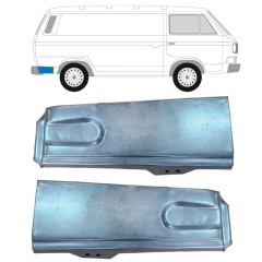 Reperaturka błotnika tylnego do Volkswagen Transporter T3 1979-1992 / Lewa+Prawa / Zestaw 11633
