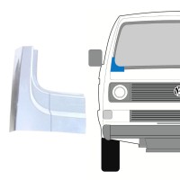 Reperaturka podszybia do Volkswagen Transporter T3 1979-1992 / Prawa 16126