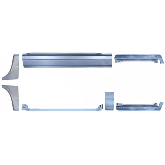 Zestaw reperaturek do Volkswagen Transporter T4 1990-2003 / Lewa / Prawa / 14700