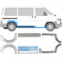 Reperaturka progu + błotnika przedniego + błotnika tylnego do VW Transporter T4 1990-  / SWB / MWB / Zestaw 5983