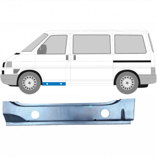 VW T4 1990-2003 PRZÓD DRZWI WEWNĘTRZNY REPERATURKA PROGU / LEWA STRONA