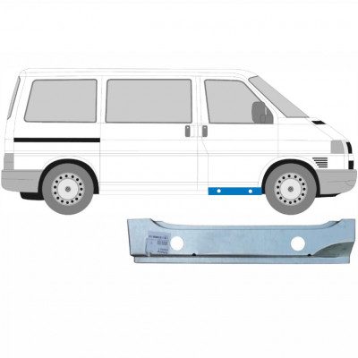 VW T4 1990-2003 PRZÓD DRZWI WEWNĘTRZNY REPERATURKA PROGU / PRAWA STRONA