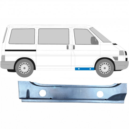VW T4 1990-2003 PRZÓD DRZWI WEWNĘTRZNY REPERATURKA PROGU / PRAWA STRONA