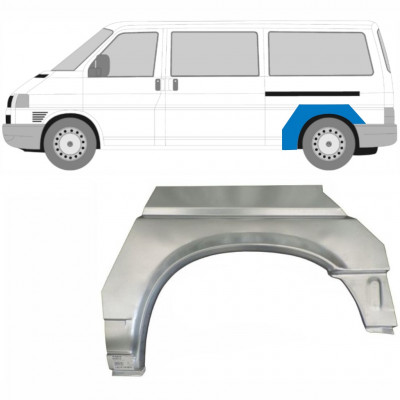 VW T4 1990-2003 DŁUGI ROZSTAW OSI REPERATURKA BŁOTNIKA TYLNEGO PANEL / LEWA STRONA