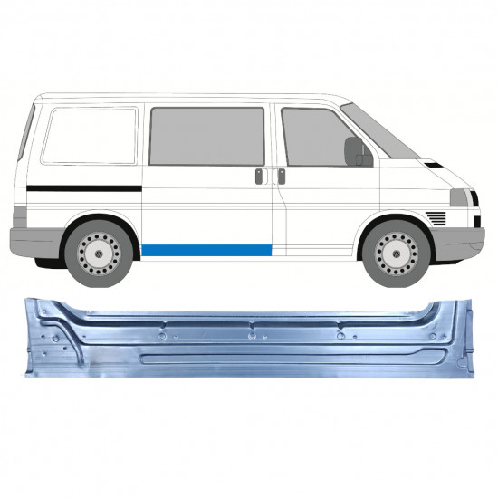 VW T4 1990- DRZWI PRZESUWNE WEWNĘTRZNE PANEL NAPRAWCZY