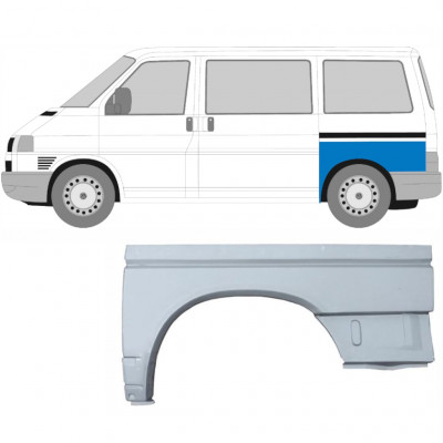 VW T4 1990-2003 KRÓTKI ROZSTAW OSI REPERATURKA BŁOTNIKA TYLNEGO / LEWA STRONA