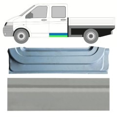 Reperaturka drzwi tylnych wewnętrzna + zewnętrzna do Volkswagen Transporter T5 2003-2015 / Lewa / Zestaw 16877