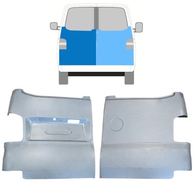 Reperaturka drzwi tylnych do Volkswagen Transporter T5 2003-2015 / Lewa+Prawa / Zestaw 15060
