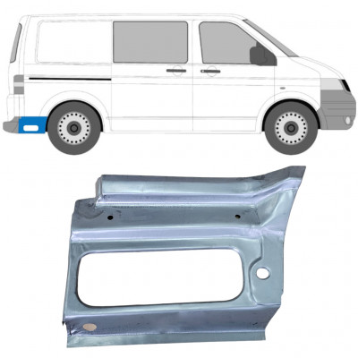 VOLKSWAGEN TRANSPORTER T5 2003-2009 REPERATURKA BŁOTNIKA TYLNEGO  / PRAWA STRONA