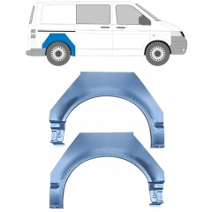 Reperaturka błotnika tylnego do Volkswagen Transporter T5 2003-2015 / Lewa+Prawa / Zestaw 10450